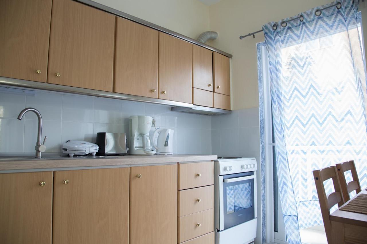 Blue Theros Apartments Paralia Dionysiou Exterior photo